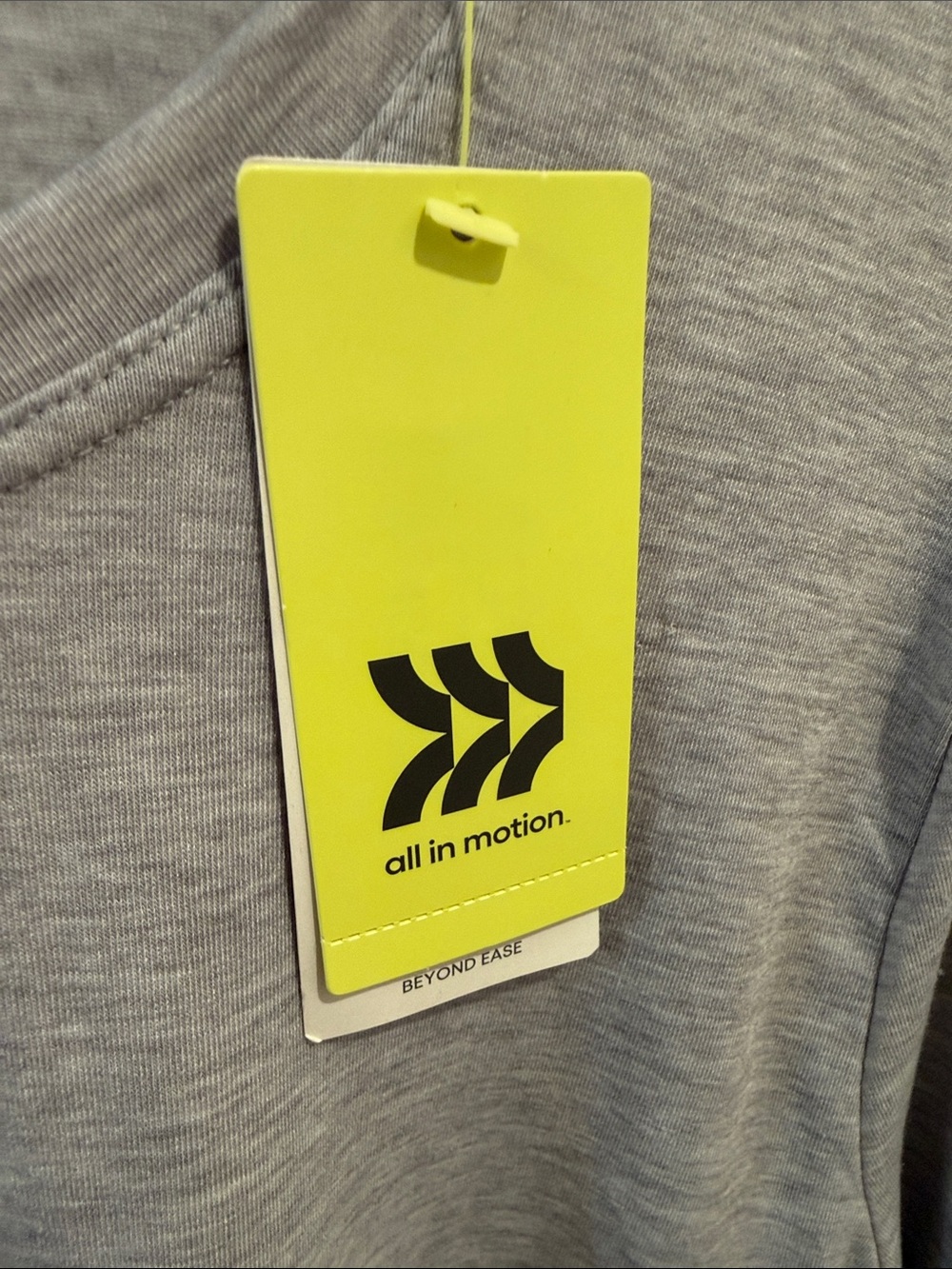 all in motion Light Heather Gray Long Sleeve Crew - Picture 3 of 7